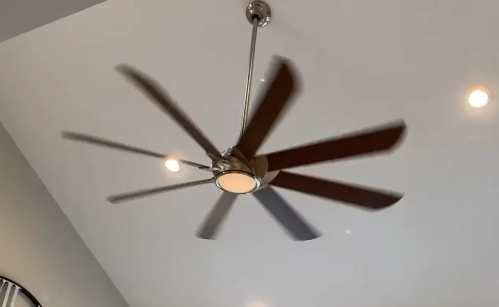 Harbor-Breeze Hydra Ceiling Fan Installed in Living Room