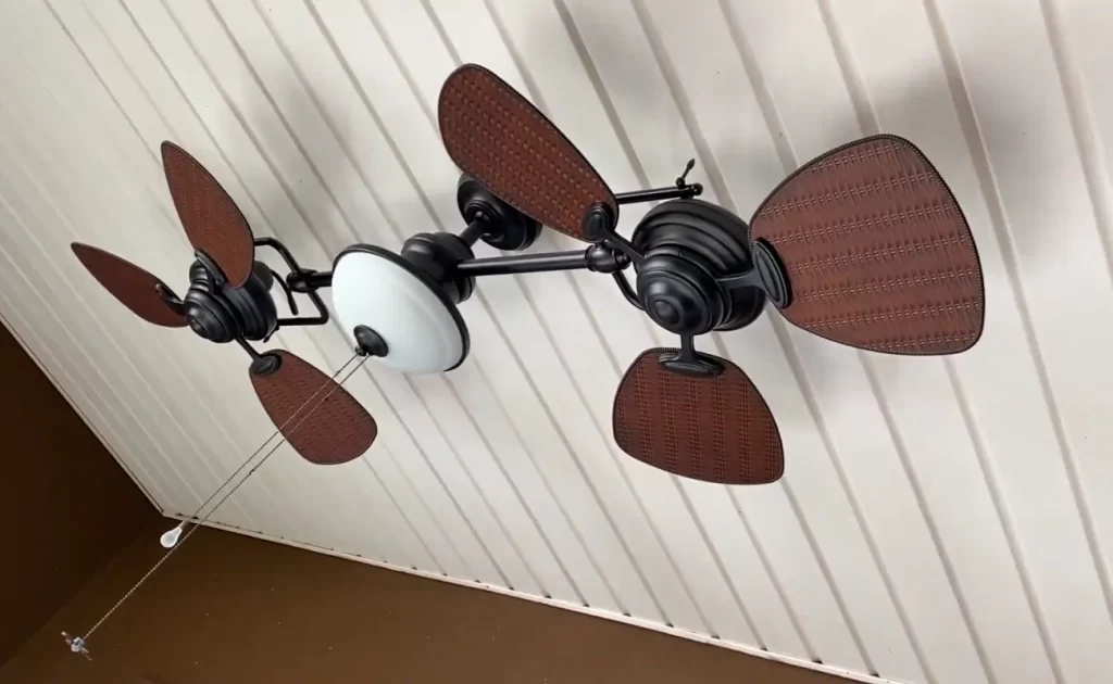 Harbor Breeze Twin-Breeze Ceiling Fan Installed in Hallways (Entryway)
